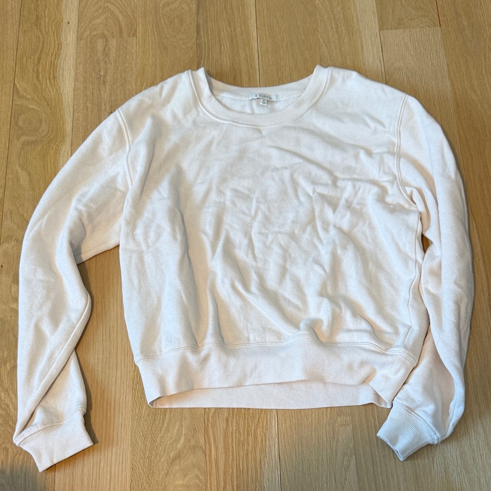 Z Supply Cream Pullover Sweatshirt